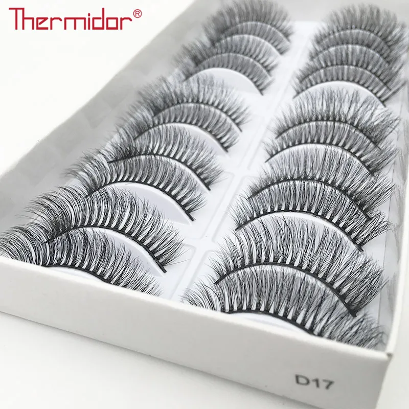 3D накладные ресницы Thermidor натуральные короткие корейские ручной работы супер