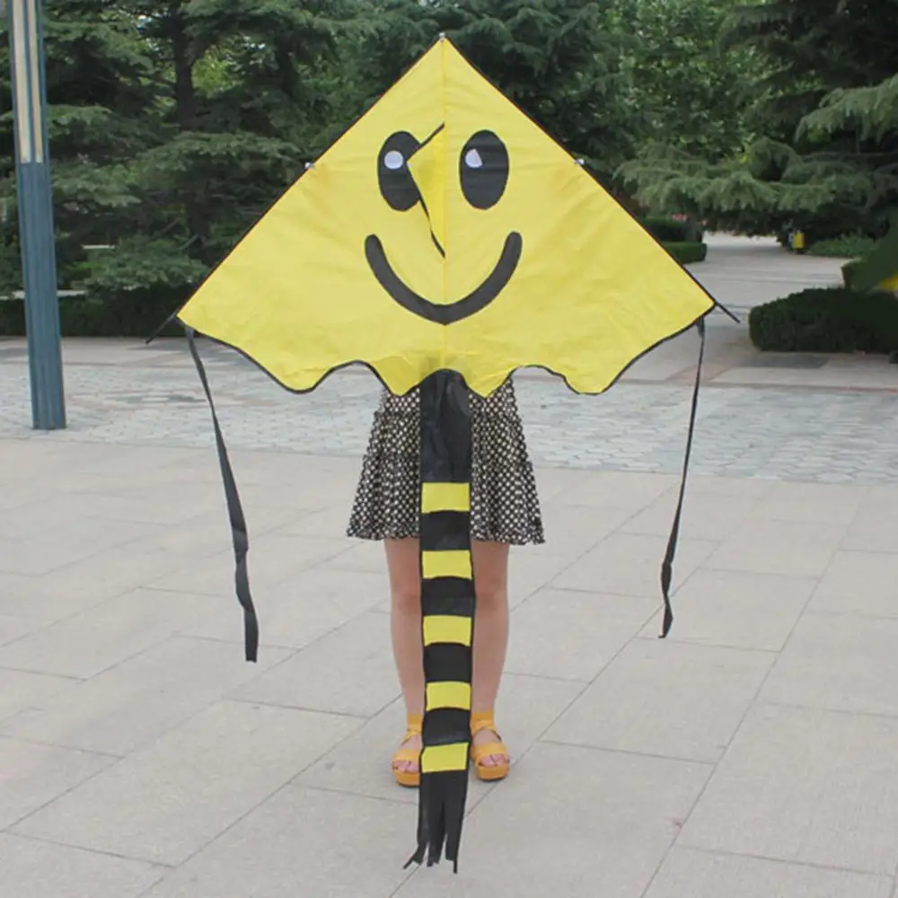 

10 PCS 60*80cm Smiling Face Kite for Children Kids with Handle Line Outdoor Sports Smiley Animation Flying Kites,Hot and cheap.