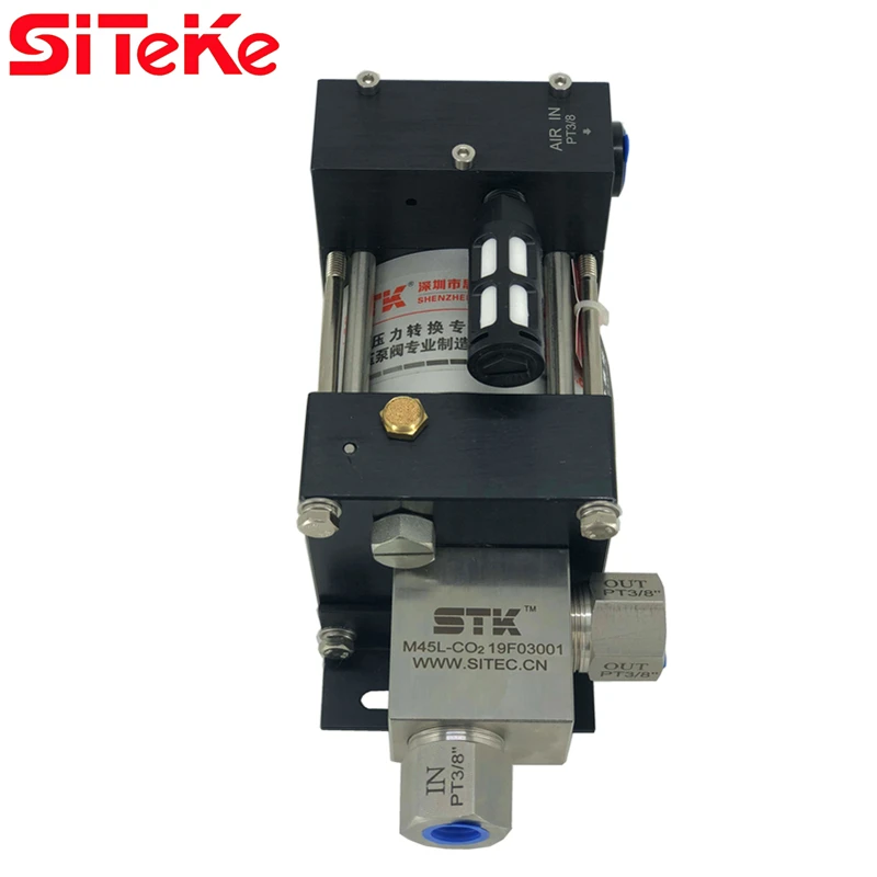 Горячая высокого качества SITEKE бренд модель: M45L-CO2 45bar-373.5bar выход давление воздушный привод жидкость CO2 насос