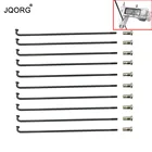 12 колец диаметром 2,6 мм, спицы для электрического велосипеда черного цвета, материал 45 # сталь, круглый корпус J-bend, спицы для электрического велосипеда с гайками