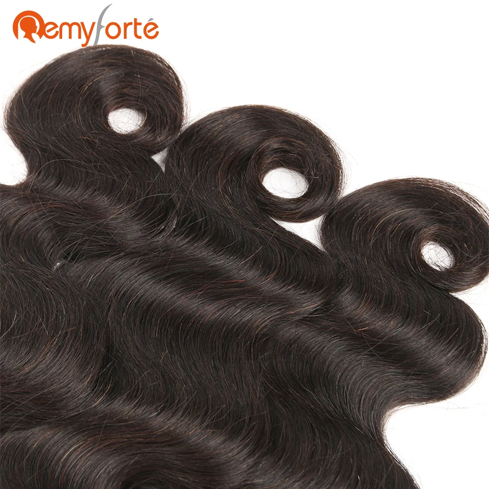 Remy Forte волосы от 10 до 30 дюймов Волнистые Бразильские объемные человеческие для