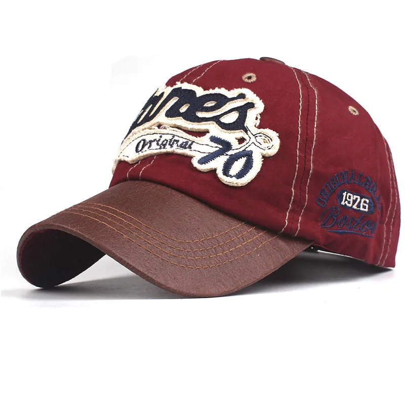 Бургундия Xthree, хлопковая Мужская бейсболка, облегающая Кепка, snapback, кепка для женщин, gorras, повседневная Кепка с вышивкой и буквами - Цвет: Бургундия