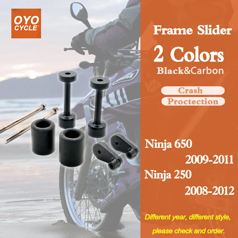 

Для Кавасаки ниндзя 650 EX650 650R 250 EX250 250R рамка ползунок Аварийная панель защита от падения мотоциклетные детали 2008-2012