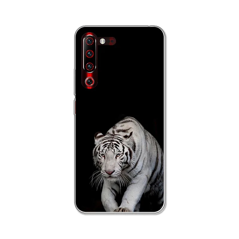Чехол для Lenovo Z6 Pro силиконовая Мягкая задняя крышка из ТПУ с изображением