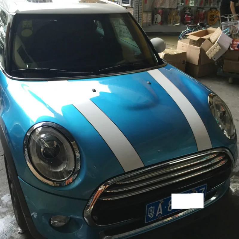 Наклейки и наклейки для автомобиля в полоску на капюшон Стайлинг MINI Cooper S Countryman