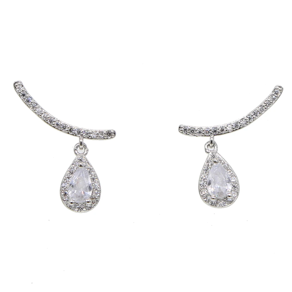 Женские длинные серьги-гвоздики серьги в форме капель из зеленого красного