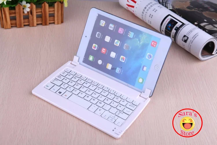 Локальный язык раскладка Беспроводная Bluetooth клавиатура для CHUWI Hi8 ультра-тонкая ABS клавиатура для CHUWI Hi8 Pro/Vi8 8 дюймов планшет - Цвет: white keys
