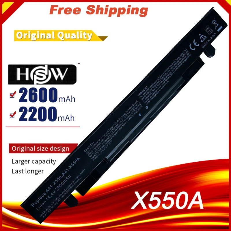 Аккумулятор для ноутбука Asus A450C A550C F450C F550C F552C K450C K550C P450C P550C R409C R510C X450C X452C X550C X550CA X550CL