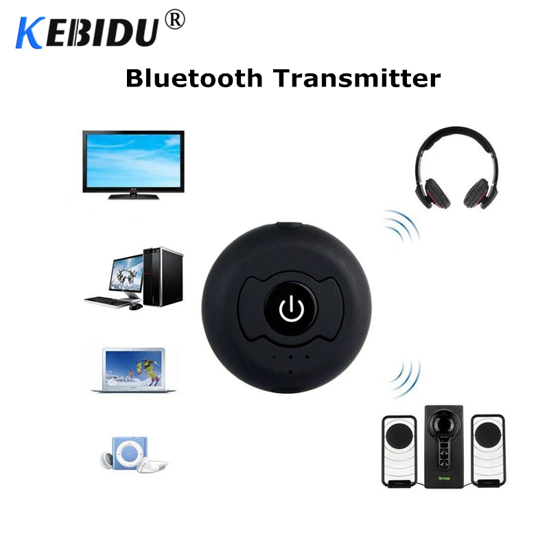 Kebidu H 366T беспроводной Bluetooth 4 0 A2DP аудио передатчики 3 5 мм Музыкальный стерео Ключ