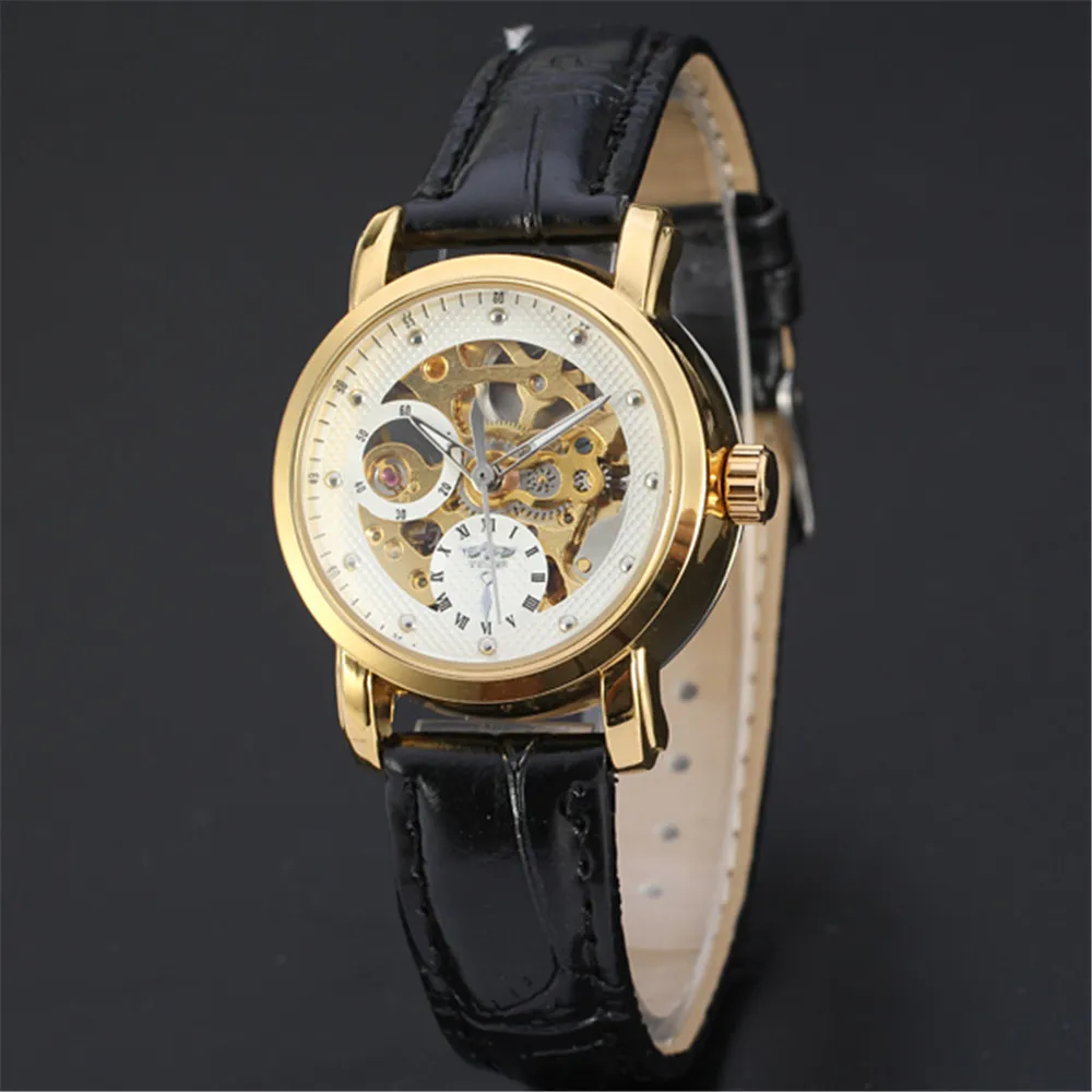 Новые женские часы WINNER повседневные автоматические механические классические