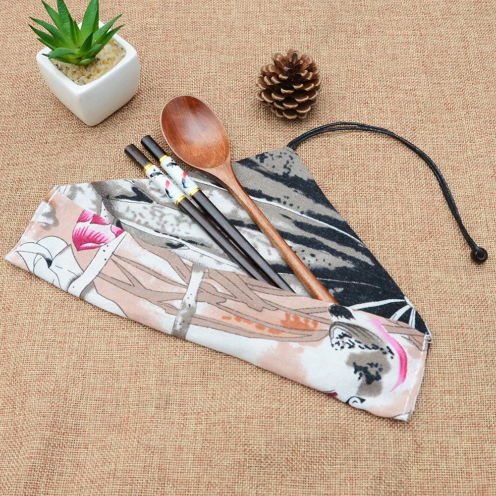 Наружные натуральные палочки для еды дорожная посуда набор ложка прочная едят