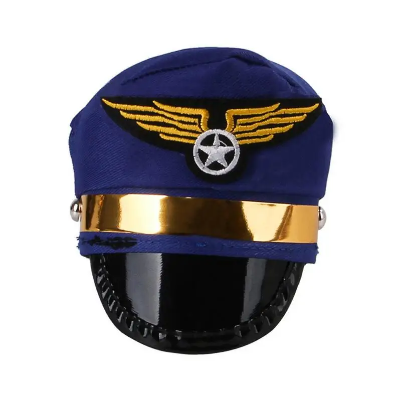pilot Летняя шляпа для питомцев, собак, кошек, шляпа для костюмов, кошек, нарядная Праздничная фотография, реквизит, украшение двери для Аксессуары для кошки, собаки, новинка - Цвет: pilot