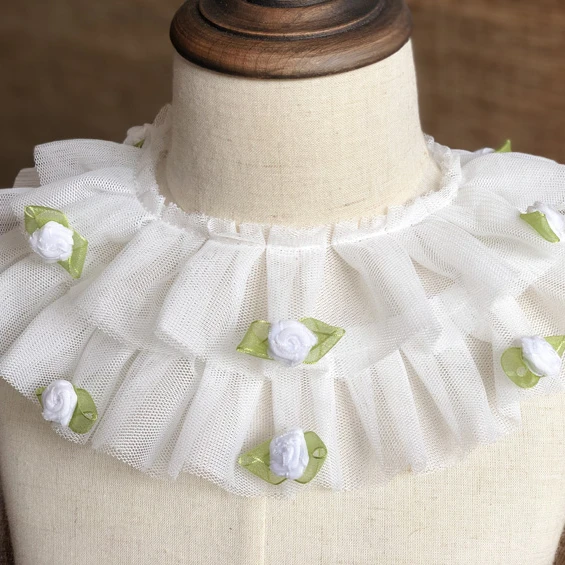 LASUI широкий 5 см ярдов DIY воротник манжета юбка платье ювелирные аксессуары Comely green