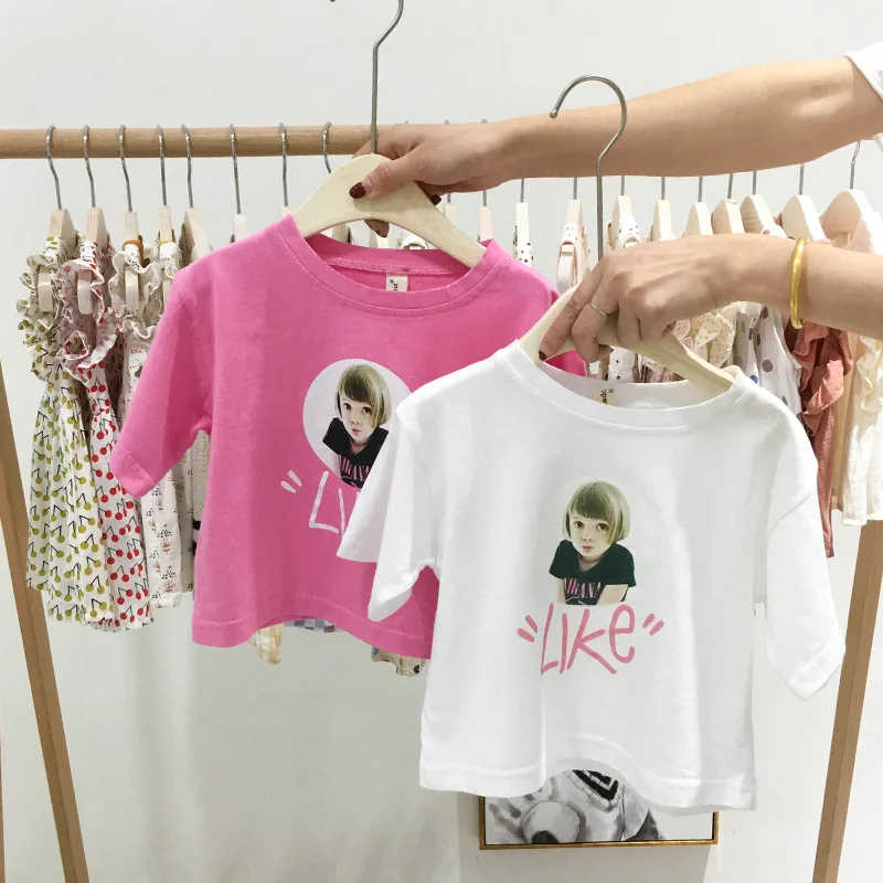 

Children's Short Sleeve T Shirt Baby Boys and Girls Printed Tee Shirt Clothes Toddler Girl O-neck Top Tees Fashion Baby Outwear