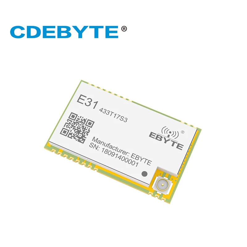 E31 433T17S3 большой радиус действия AX5243 433 МГц 17 дБм SMD UART IoT vhf беспроводной трансивер