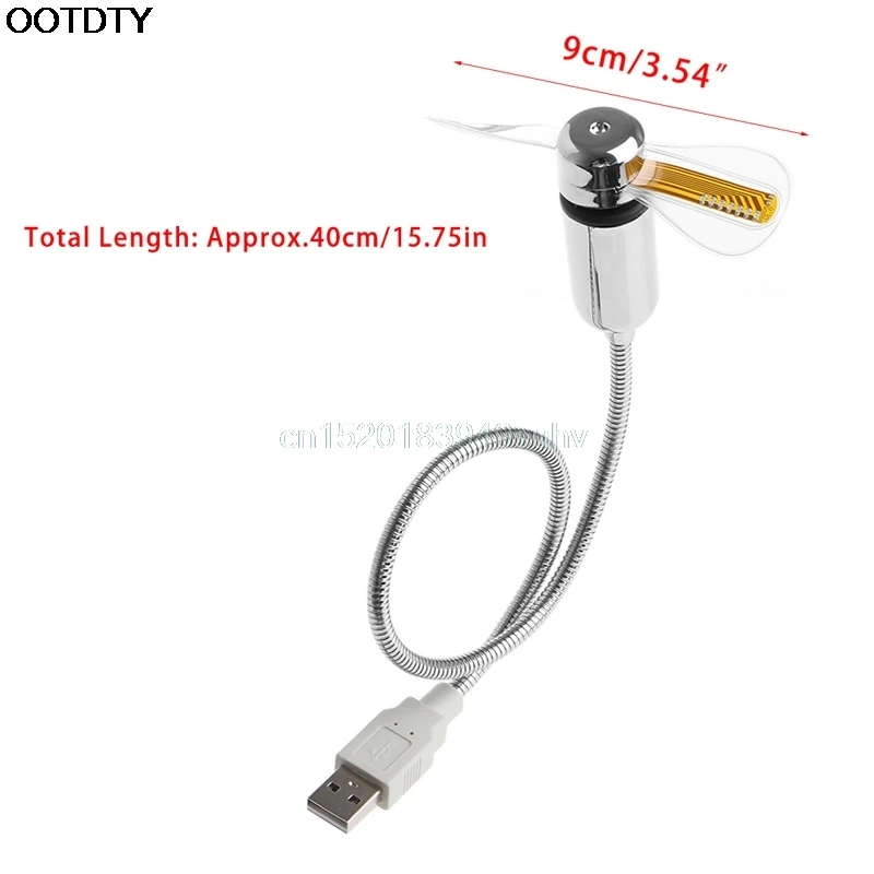 DIY гибкий гусиный шейный программируемый вентилятор USB светодиодный мини RGB