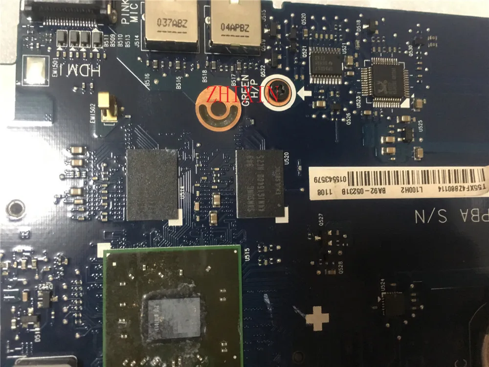 Youru для Samsung R503 неинтегрированная материнская плата портативного компьютера BA92