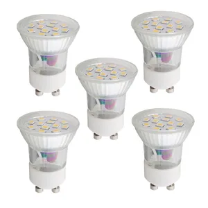 Светодиодная лампа GU10 GU10 GU10 для прожектора, сменная галогенная лампа для прожектора, теплыйестественныйхолодный белый свет, мощность 35 мм, яркость 2,4 Вт, цветовая температура 3000K4500k6000k