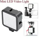 Карманная мини-камера Ulanzi со светодиодной подсветкой, заполсветильник свет для фотосъемки, 3 держателя Горячий башмак для DJI Osmo Pocket Nikon DSLR Gimbals