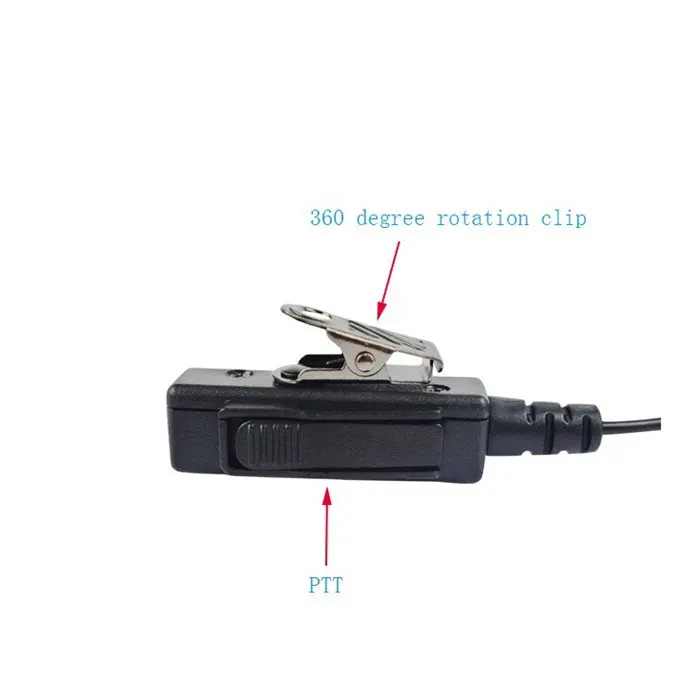 Kup FBI PTT Powietrza Słuchawka Mikrofon Zestawu Słuchawkowego Dla Motorola Radio Przenośne APX2000 APX7000 APX6000 APX7500 DP4601 Walkie Talkie XiR P8668