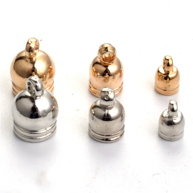 Акриловые концевые колпачки ccb бусинки из пластика с покрытием родия 6 мм 8 10 50