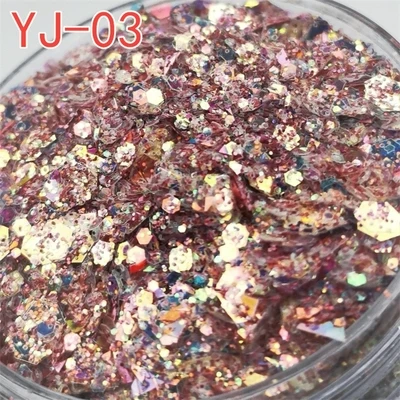 Блестки для макияжа глаз DIY украшения для дизайна ногтей нерегулярные Стразы Блестящий Порошок Ультратонкий Блестящий бумажный стикер для ногтей дизайн 8 г