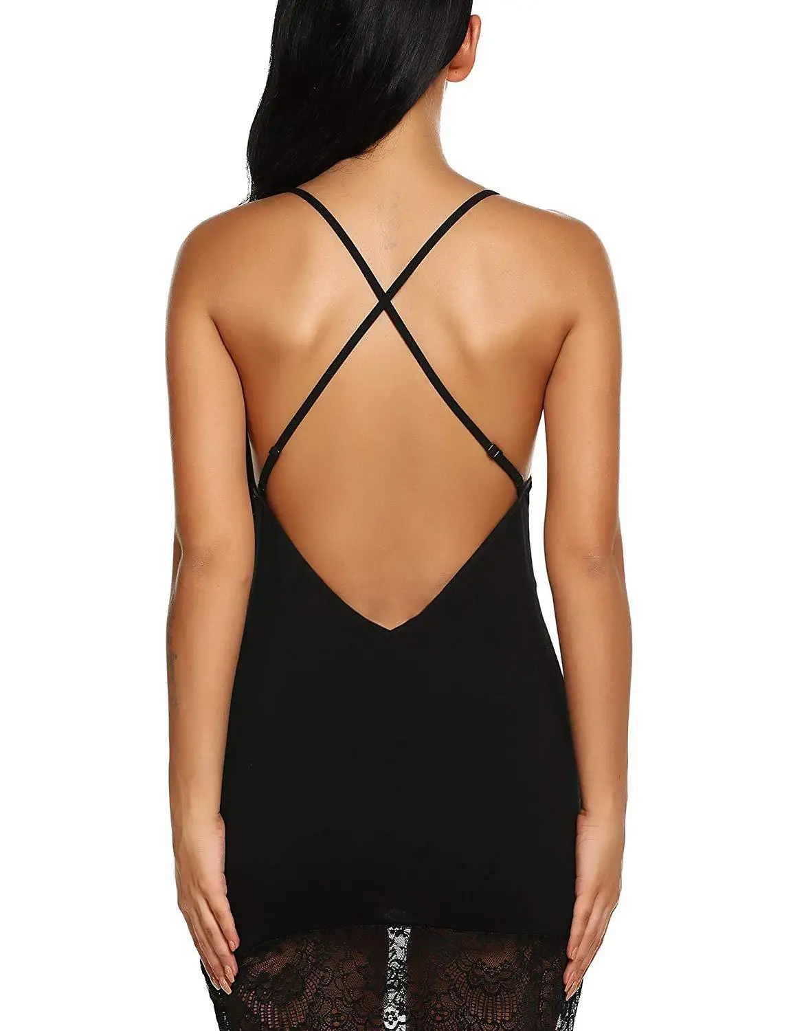 Сексуальное вечернее женское платье кружевное сексуальное полное скольжение