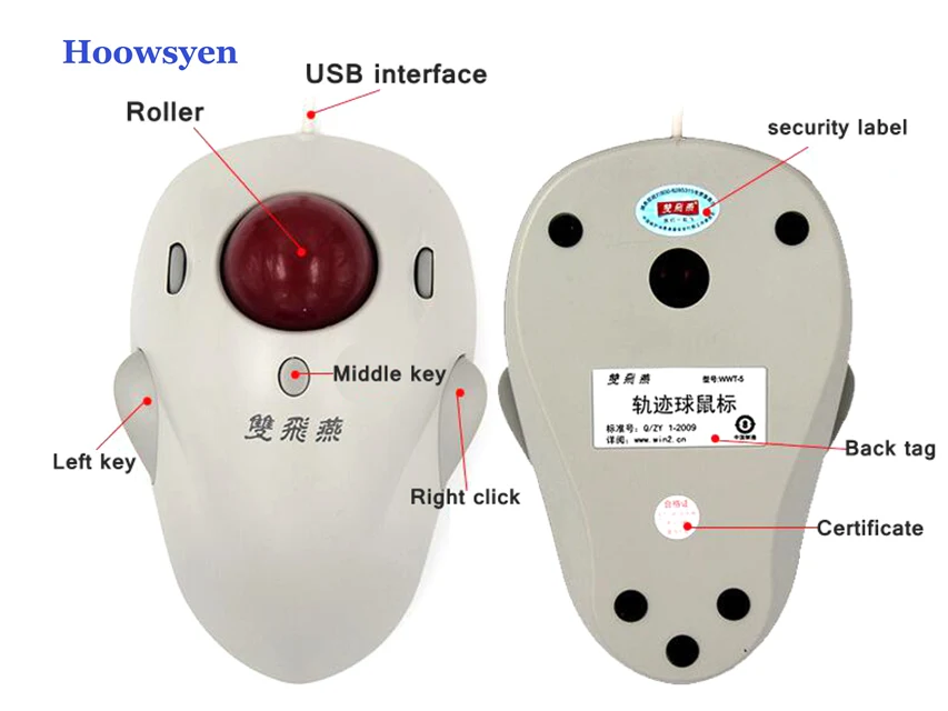Orbit Trackball Mouse with Scroll Ring Optical USB interface 4D trackball does not move wired mouse Free shipping | Компьютеры и офис
