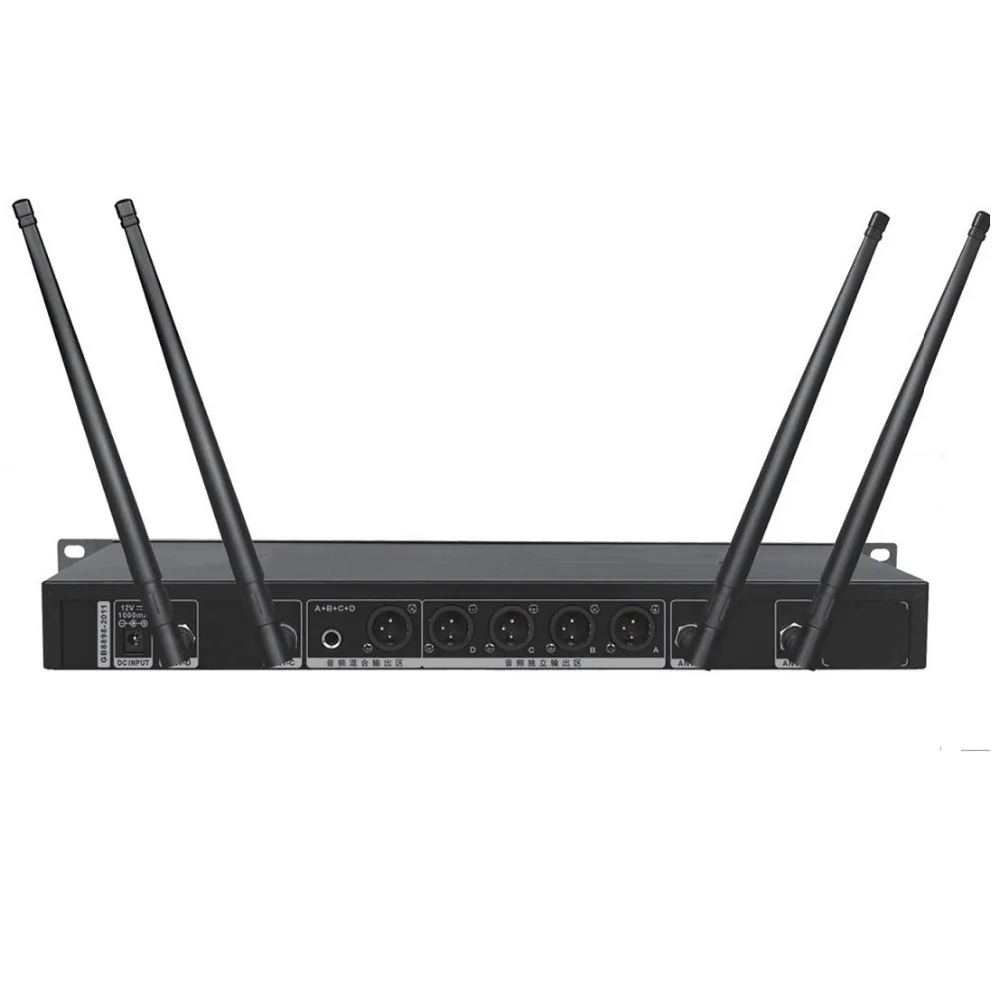 Беспроводной микрофон Bolymic UHF ручной петличный гарнитура PLL 4-канальный