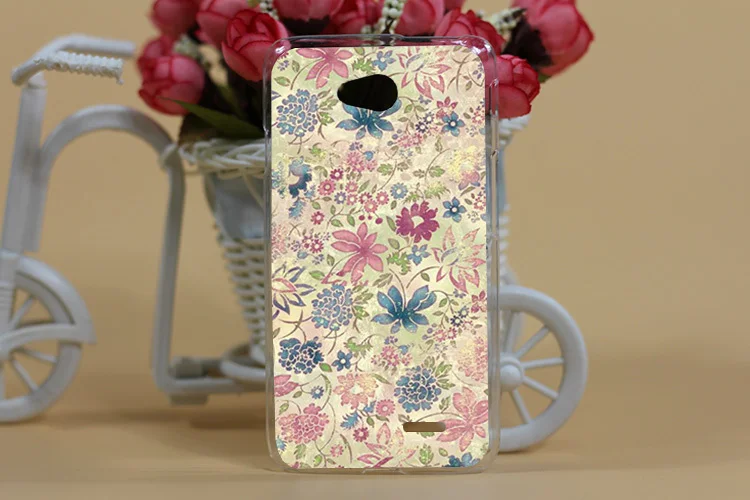 Новое поступление чехол из поликарбоната с красивыми цветами для LG L70 Optimus/diy цветной чехол для LG Optimus L70 D320 D325
