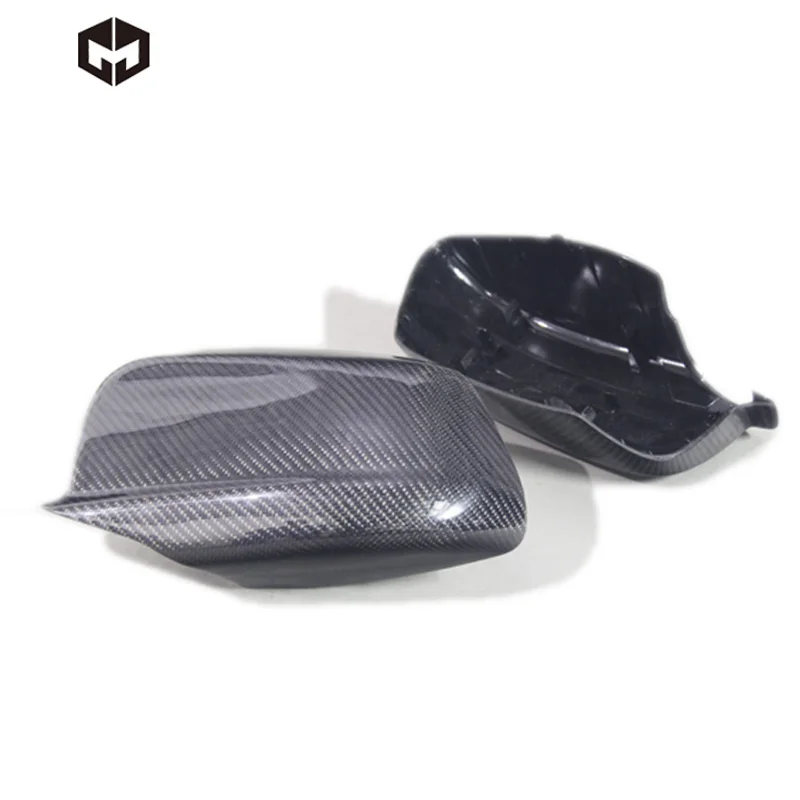 Углеродного волокна 2 шт. боковое зеркало заднего вида Зеркало чехол для M5 F10