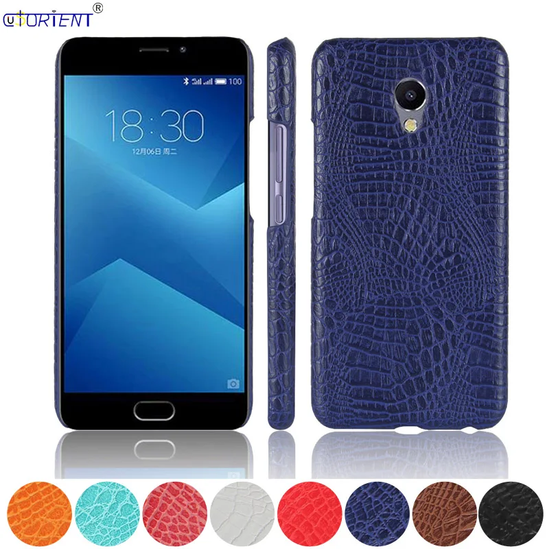 Чехол бампер из крокодиловой кожи для Meizu M5 Note 5 M621 M621H M621Q M621C M621M жесткий
