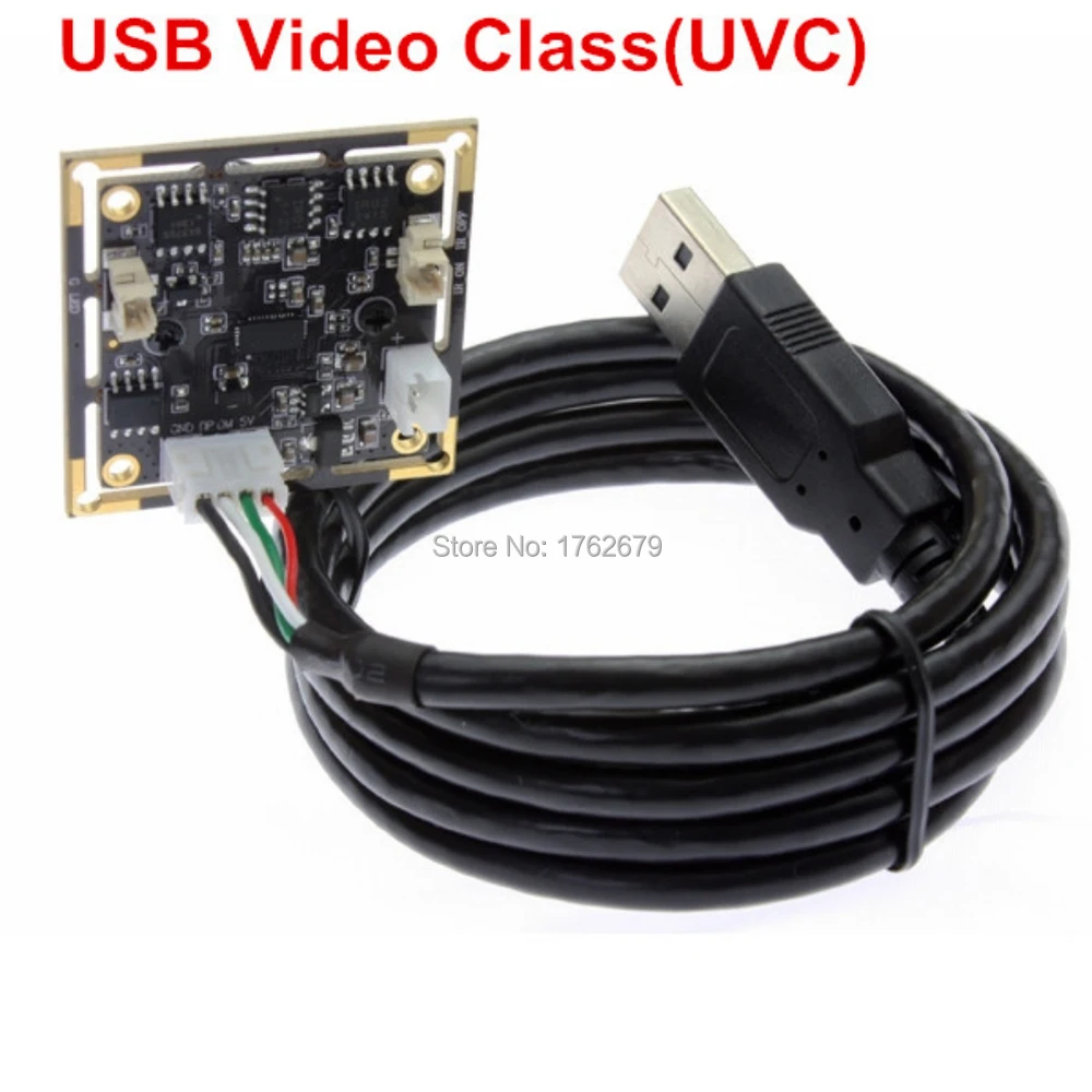 Монохромная мини камера с подсветкой 0 01lux HD 1.3MP Aptina AR0130 UVC plug and play micro cmos usb