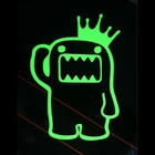 Автомобильные наклейки Домо Кун Кинг 10 см x 6,8 Мультфильм Автомобиль Мотоцикл Грузовик Светоотражающие Водонепроницаемые наклейки