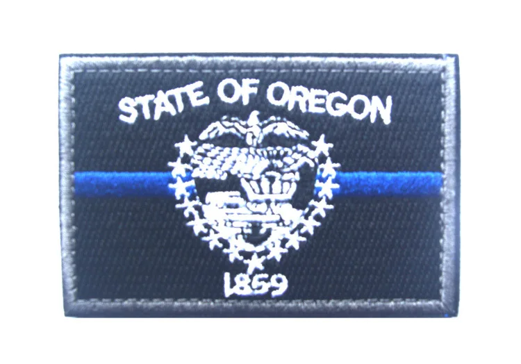 Нашивка с флагом штата Орегон военная эмблема армейские нашивки крючком на спине
