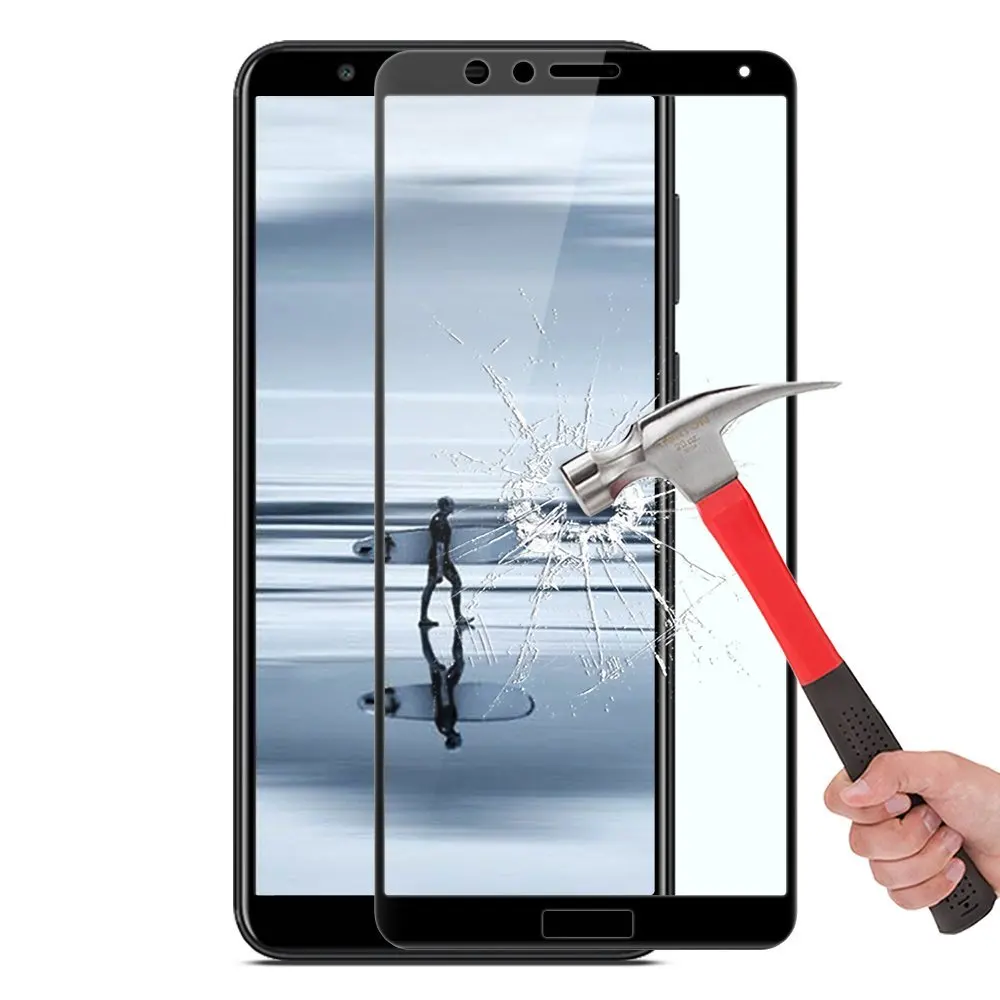 9H Защитное стекло на Huawei Honor 7X / 6X Хонор 7x 6x полноэкранное премиум класса для
