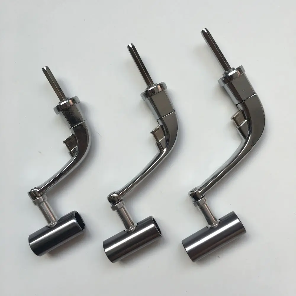 Новая спиннинговая Рыболовная катушка с металлической ручкой средней длины