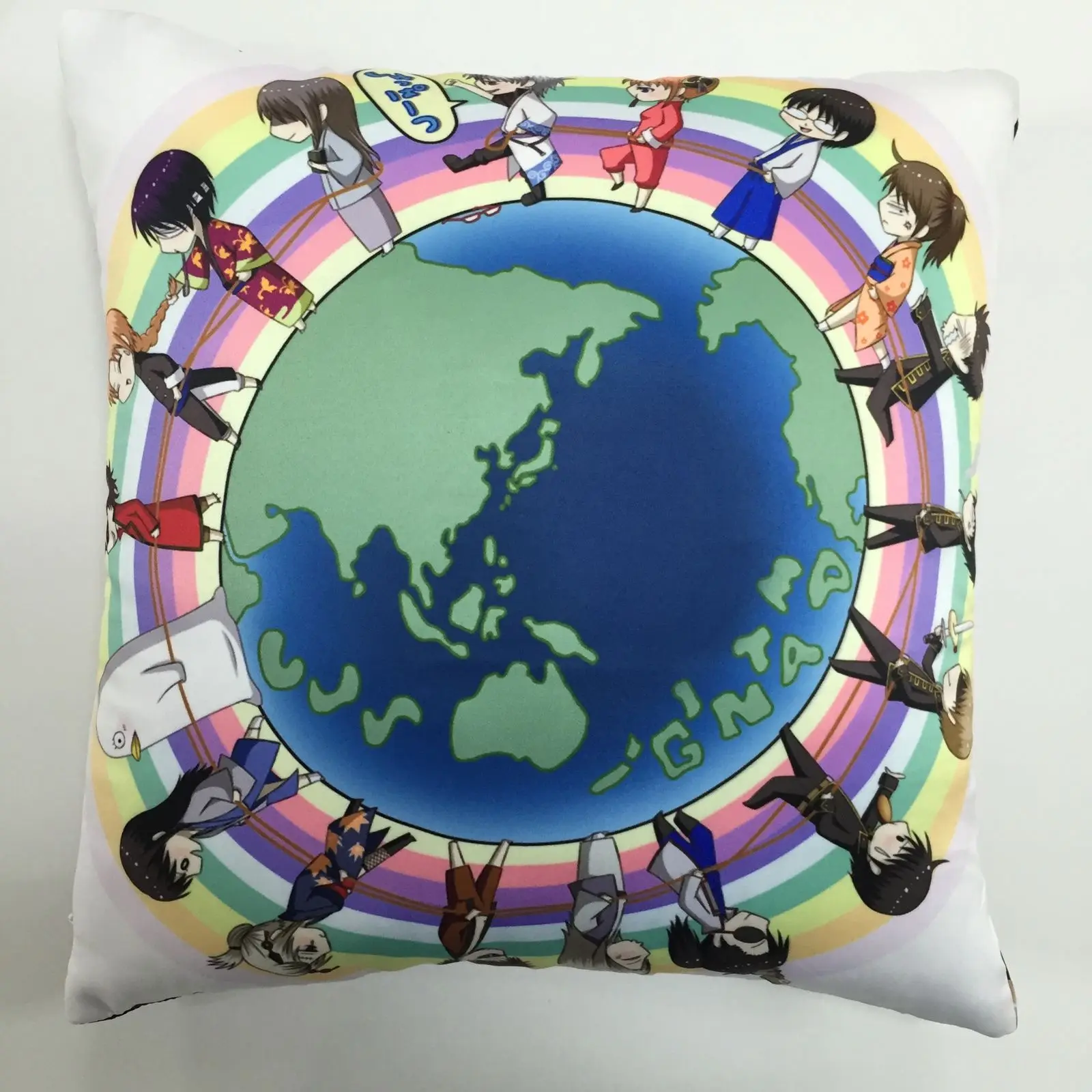 Gintama Джин Тама аниме двухсторонняя подушка чехол s обнимающая Подушка для Otaku