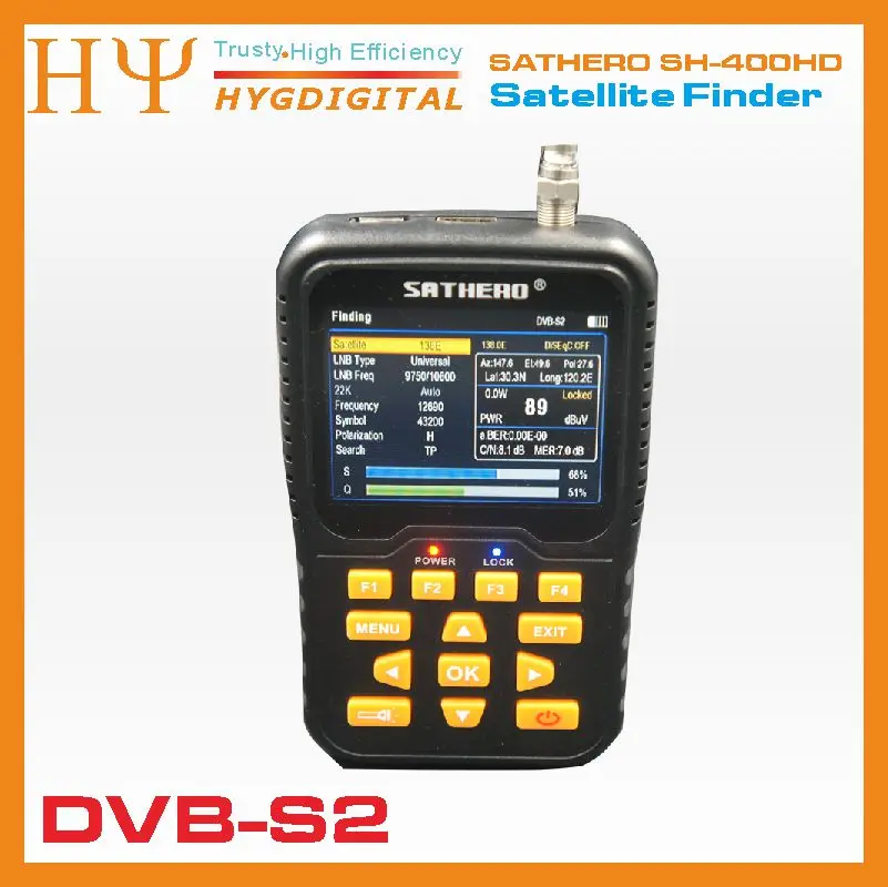 [Подлинный] спутниковый искатель sathero sh-400HD DVB-S2 с 3,5 дюймов DVB-S2 MPEG-4 лучше satlink WS-6916 WS-6951 WS-6906 WS-6933
