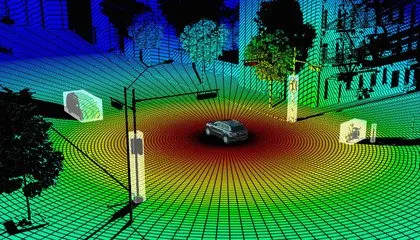 3D-датчик lidar Сверхлегкий 32-линейный датчик для навигации и избежания