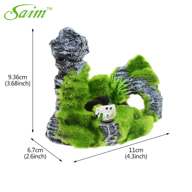 Аквариумное украшение Saim 2021 каучуковое ландшафтное для аквариума Искусственный