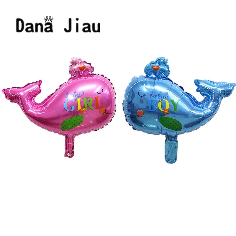 Красивые мини шары для мальчиков и девочек с изображением милого Кита Дельфина