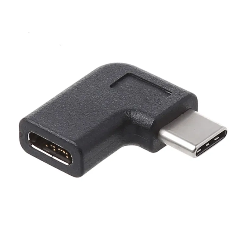 90 градусов под прямым углом USB 3,1 type C штекер к гнезду USBC адаптер конвертер Прямая поставка
