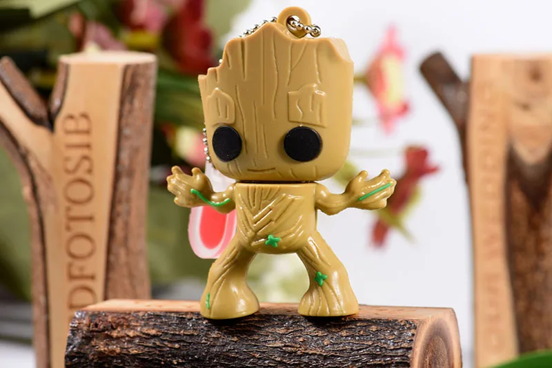 Милый мультфильм Грут usb флэш-диск милый супер heros memory stick Pen drive 4 ГБ 8 ГБ 16 ГБ 32 ГБ 64 ГБ 128 ГБ креативный pendriv