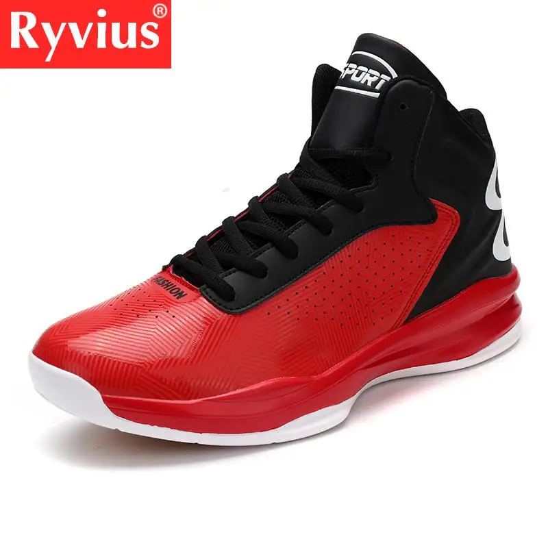 2018 Горячая Для мужчин Мужская Баскетбольная обувь из искусственной кожи дышащие