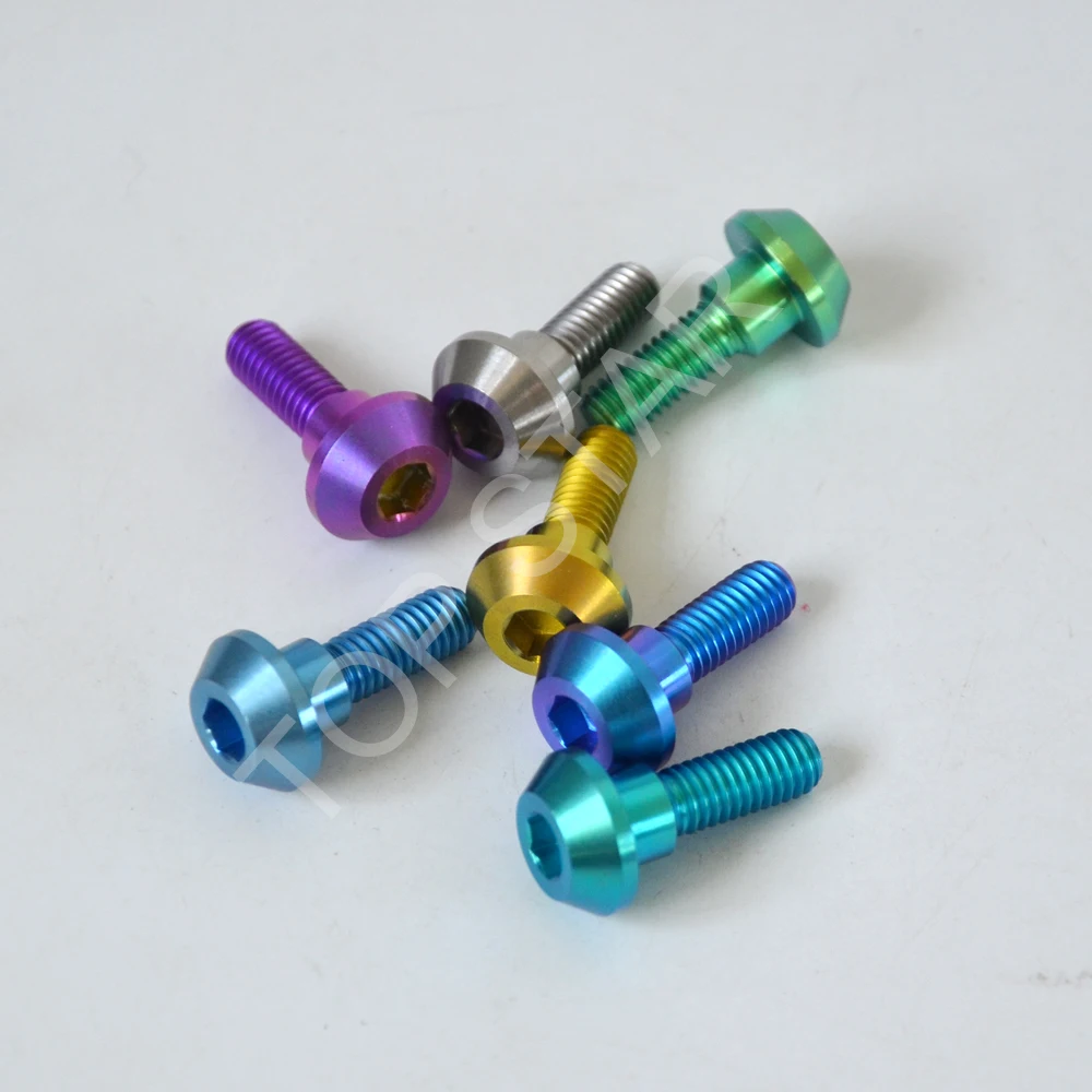 4 шт. титановые золотые болты для ротора дискового тормоза|Дверные зажимы из