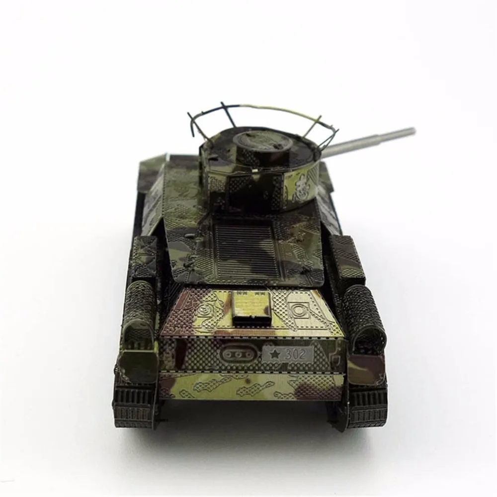 D-Mcark 3D Metal Models Puzzle Army Tank Model Kits Works Laser Cut World War 2 Jigsaw Puzzles | Игрушки и хобби
