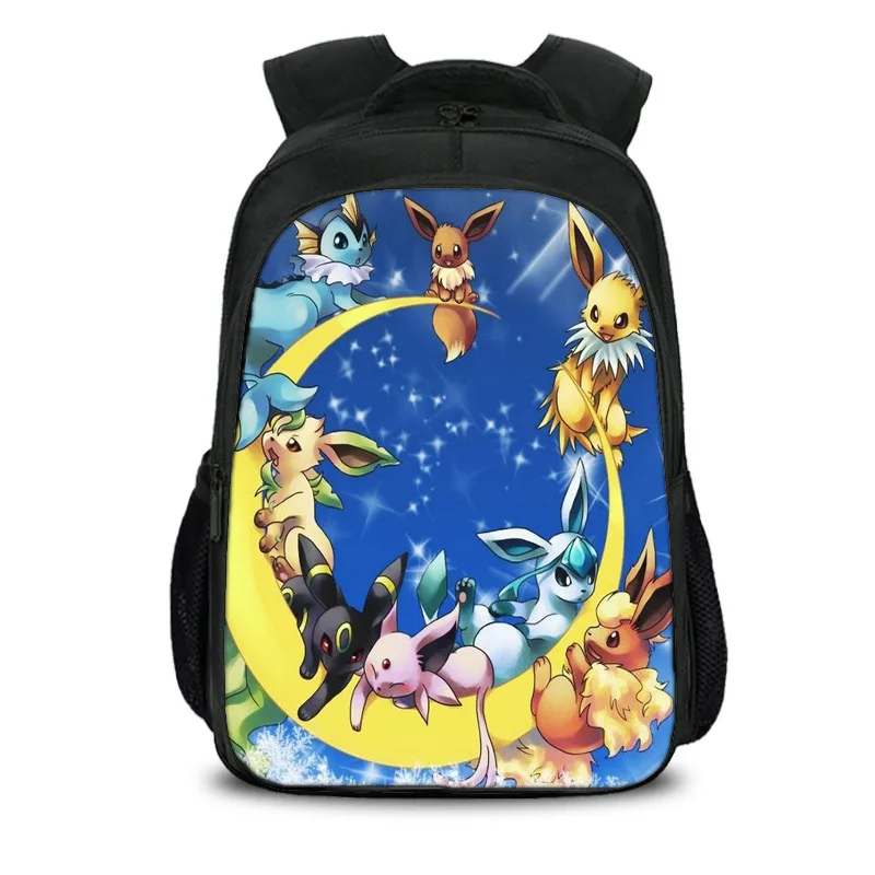 Аниме Покемон рюкзак Pocket Monster школьная сумка Ash Ketchum/Pikachu школьные рюкзаки для девочек и мальчиков сумка для малышей Детские сумки для книг - Цвет: 5