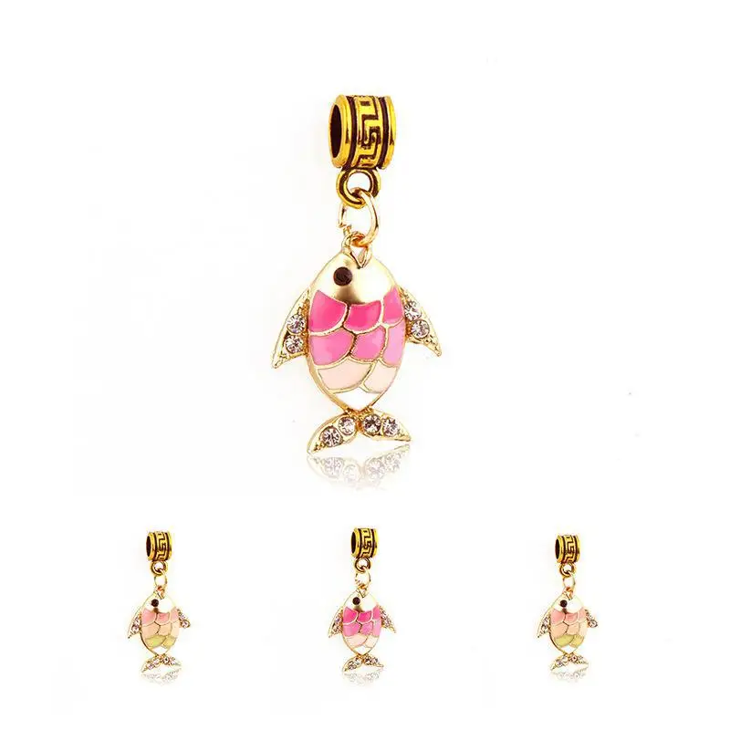 Прекрасный мультфильм Маленькая подвеска-рыба на ожерелье женский подарок день