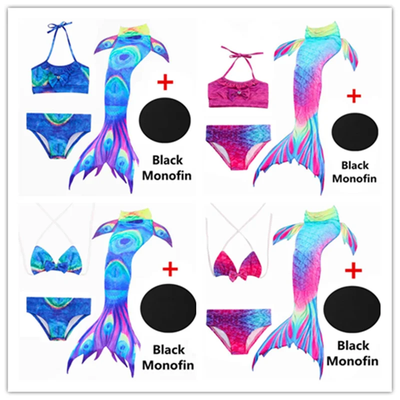 Прямые поставки с фабрики Детские костюмы Русалочки моноластами для девочек